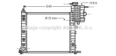 AVA QUALITY COOLING Radiators, Motora dzesēšanas sistēma MS2265